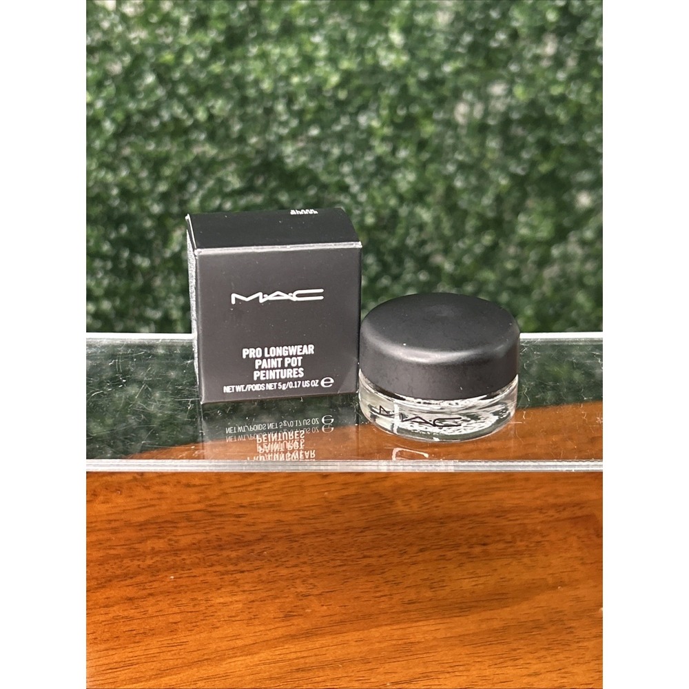 MAC M·A·C PRO LONGWEAR PAINT POT in BLACK MIRROR 0.17oz NEW BOXED AUTHENTIC
